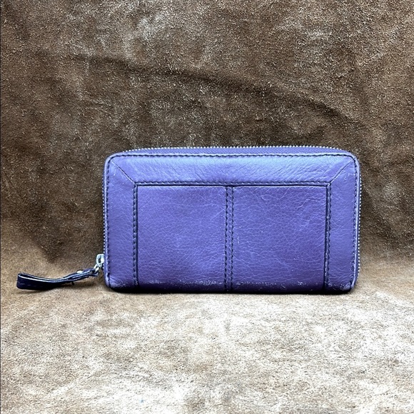 Purple Leather Wallet - Picture 4 of 14